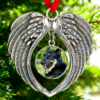 Personalised Angel Wings, Pet Memorial Ornament