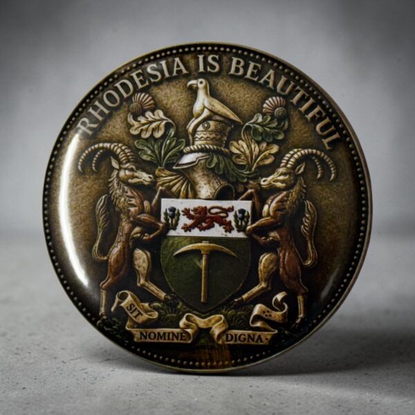 Rhodesia Is Beautiful - Heritage Pin Badge