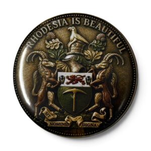 Rhodesia Is Beautiful Pin Badge