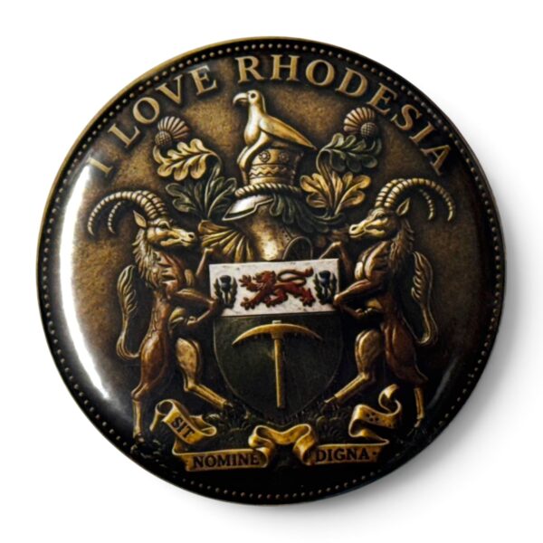 I Love Rhodesia Pin Badge