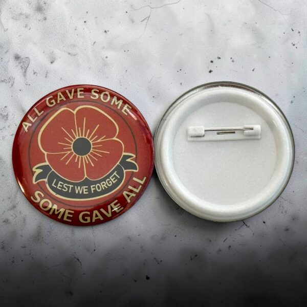 remembrance-pin-badge-some-gave-all-front-back
