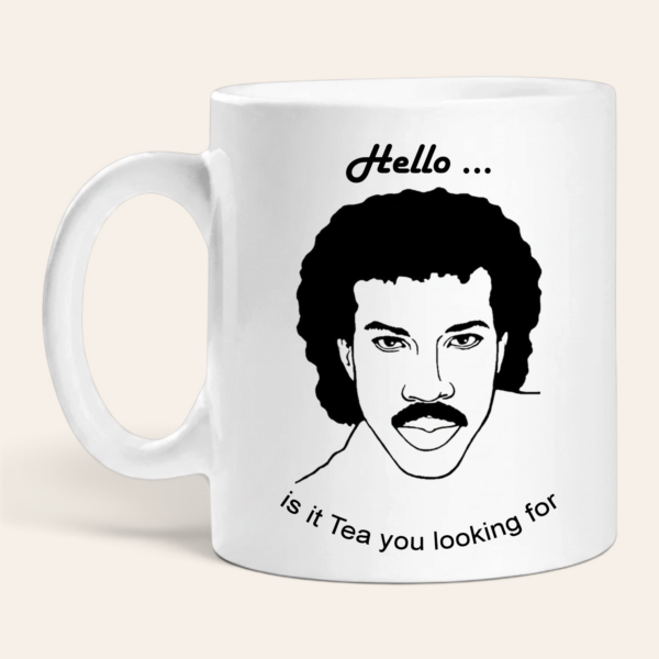 Hello, Lionel Richie Novelty Ceramic Mug