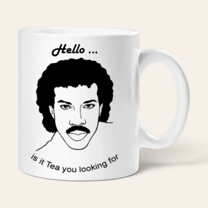 Lionel Richie Novelty Ceramic Mug, Dual Sided Design