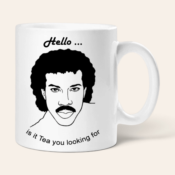 Lionel Richie Novelty Ceramic Mug, Dual Sided Design
