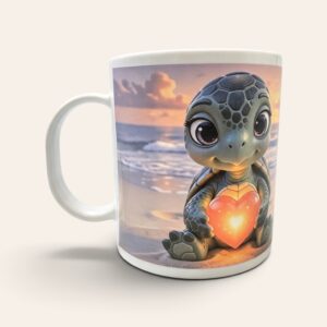 Personalised Turtle Polymer Mug - Turtle Side