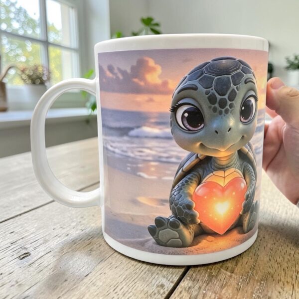 Personalised Turtle Polymer Mug - Product View