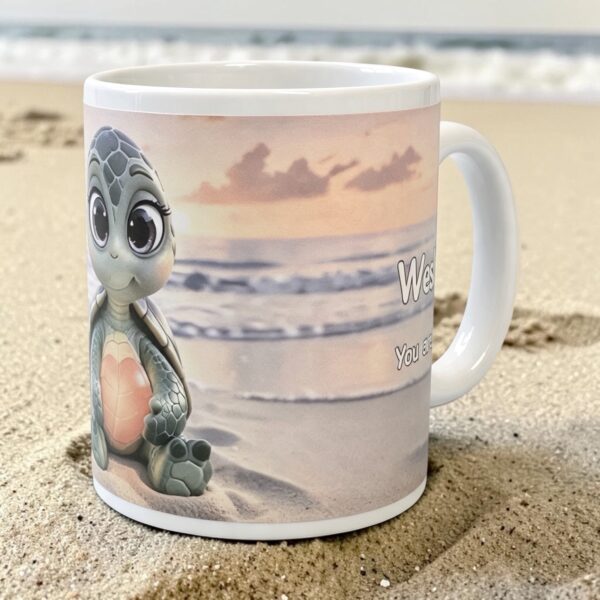 Personalised Turtle Polymer Mug - Product Front View