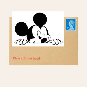 Alternative view of Winking Mickey Mouse — Custom Colour Vinyl Decal
