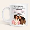 a-good-relationship-between-sisters-mug-front