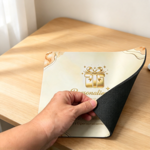 Alternative view of Custom Photo-Upload Mouse Pad – 23.4cm × 19.4cm