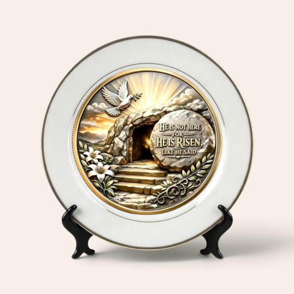 religious-plate-he-is-risen
